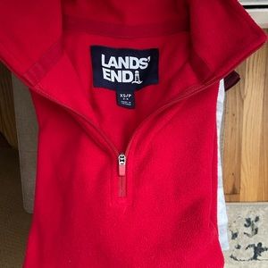 Land’s End xs fleece pullover